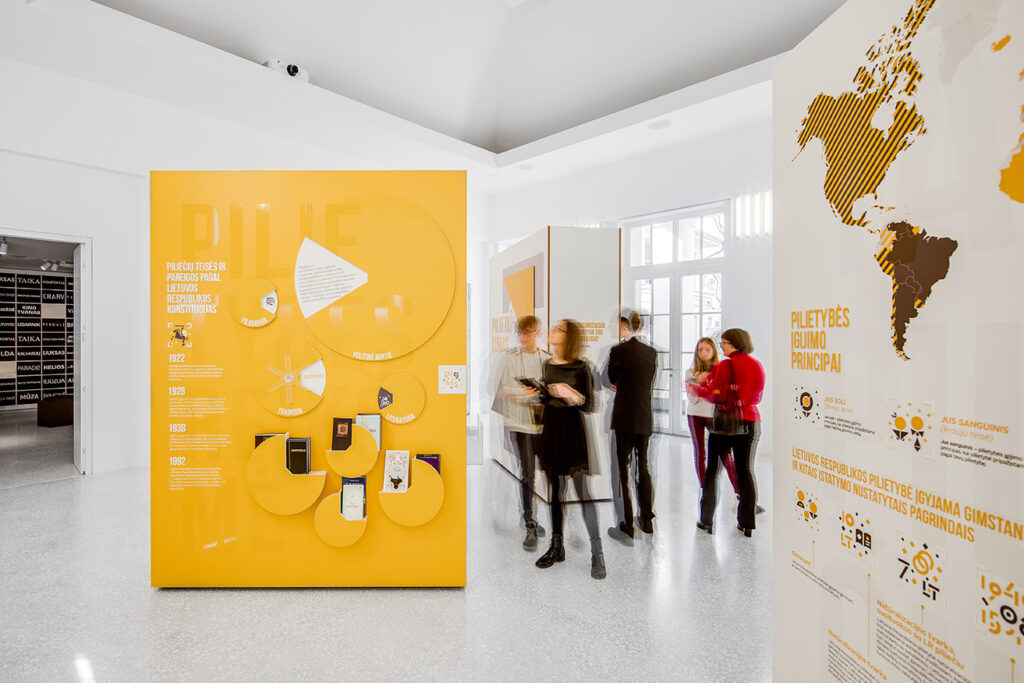 'The center for civil education' with interactive exposition in Vilnius, Lithuania