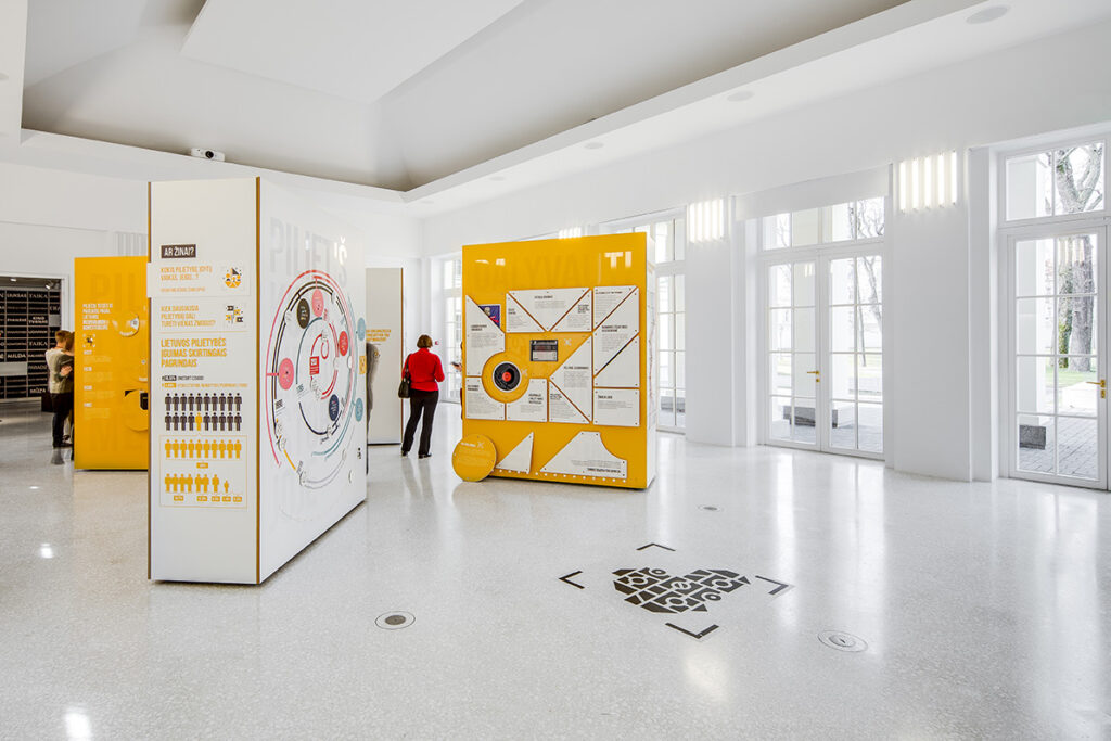 'The center for civil education' with interactive exposition in Vilnius, Lithuania