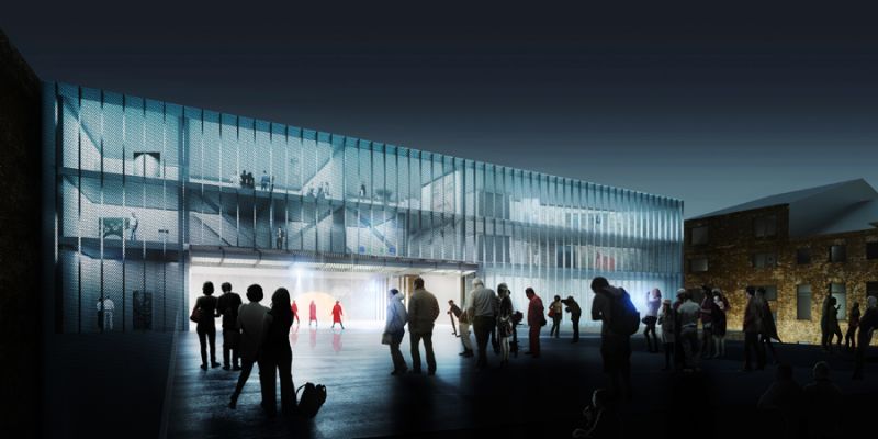 Proposal for reconstruction and extension of the theatre building in Riga, Latvia