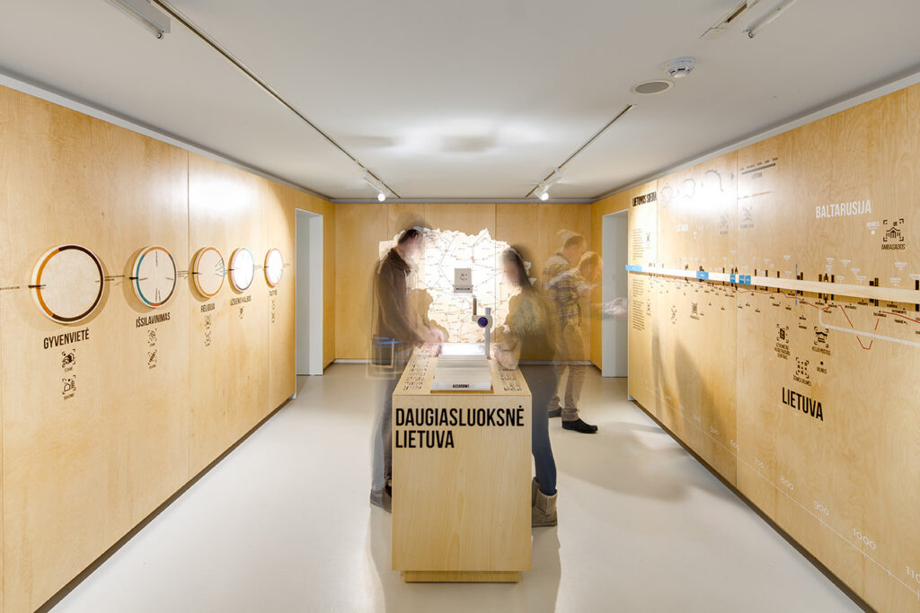 'The center for civil education' with interactive exposition in Vilnius, Lithuania