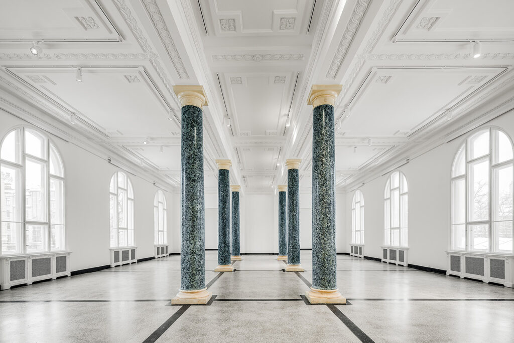V. Neimaņa building in Riga restoration and new exhibition halls