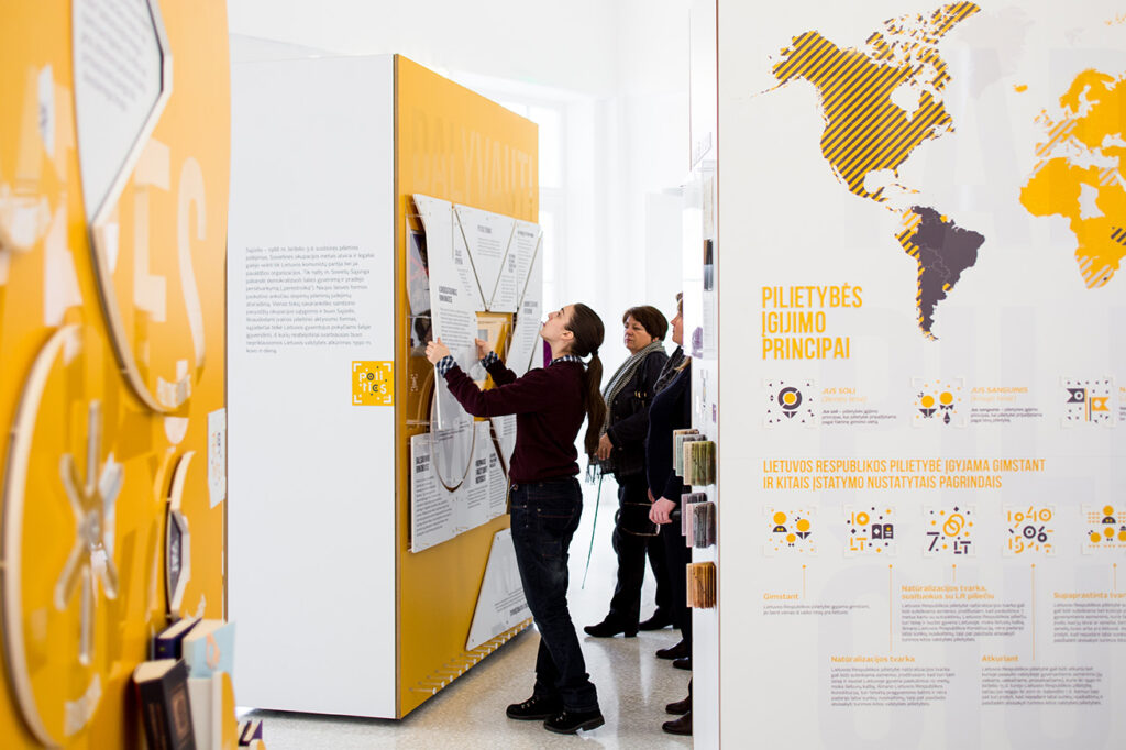 'The center for civil education' with interactive exposition in Vilnius, Lithuania